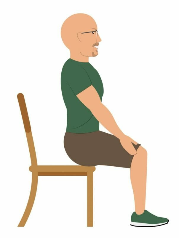 Chair leans