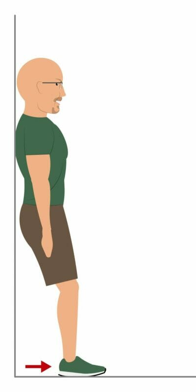 mini wall sits for hip pain