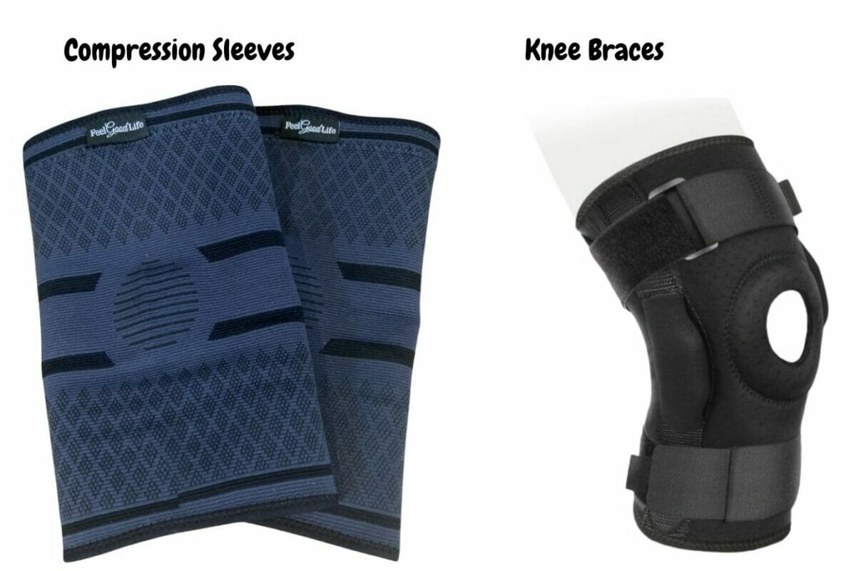 Knee compression sleeves vs Knee Braces