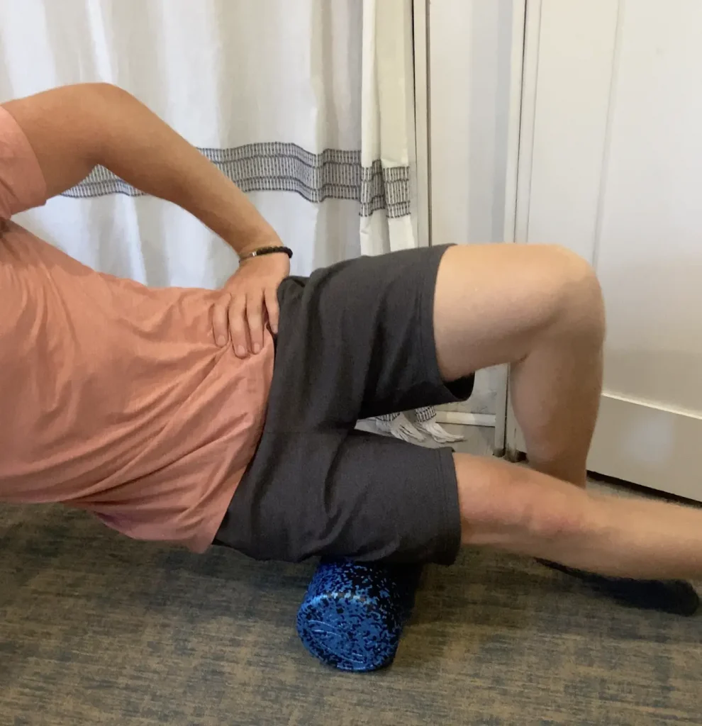 do not directly Foam roll the IT band shown by coach todd