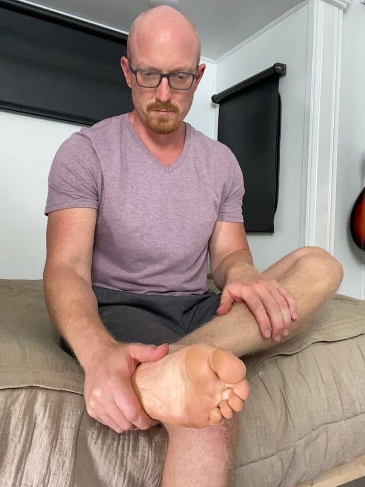 Plantar fascia stretch for Charcot Foot