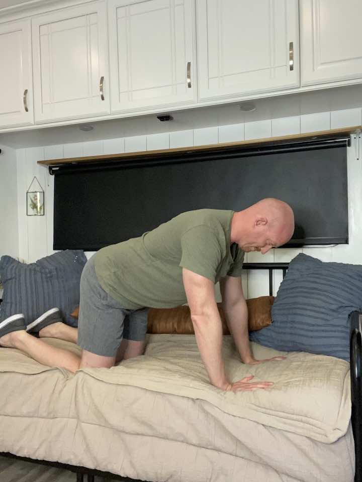 Modified Plank with Shoulder Taps step 1