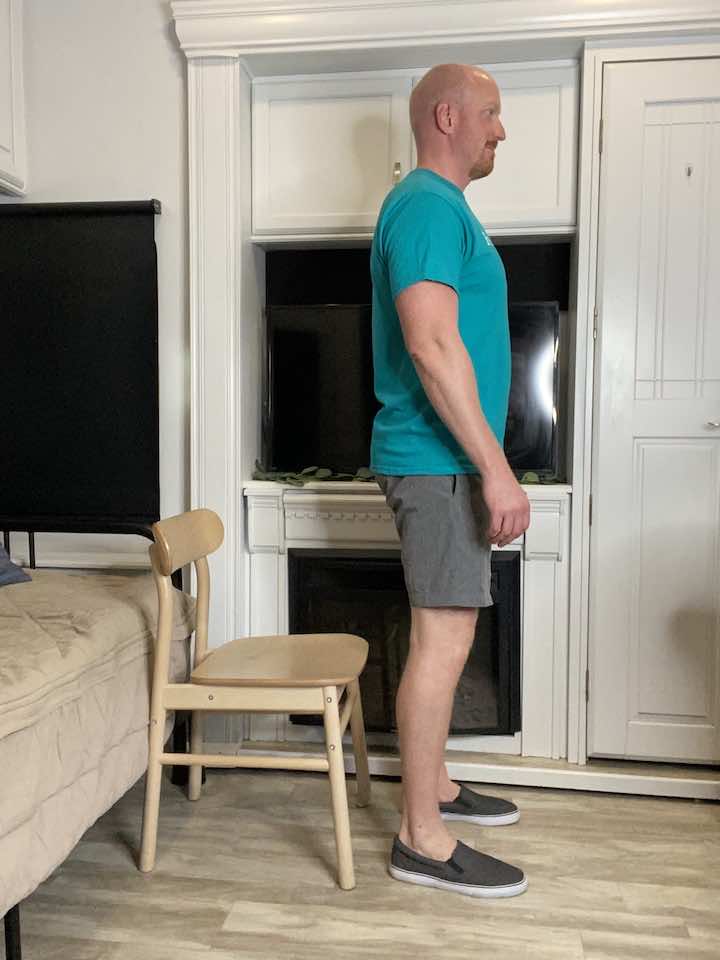 sit to stand exercise step 3