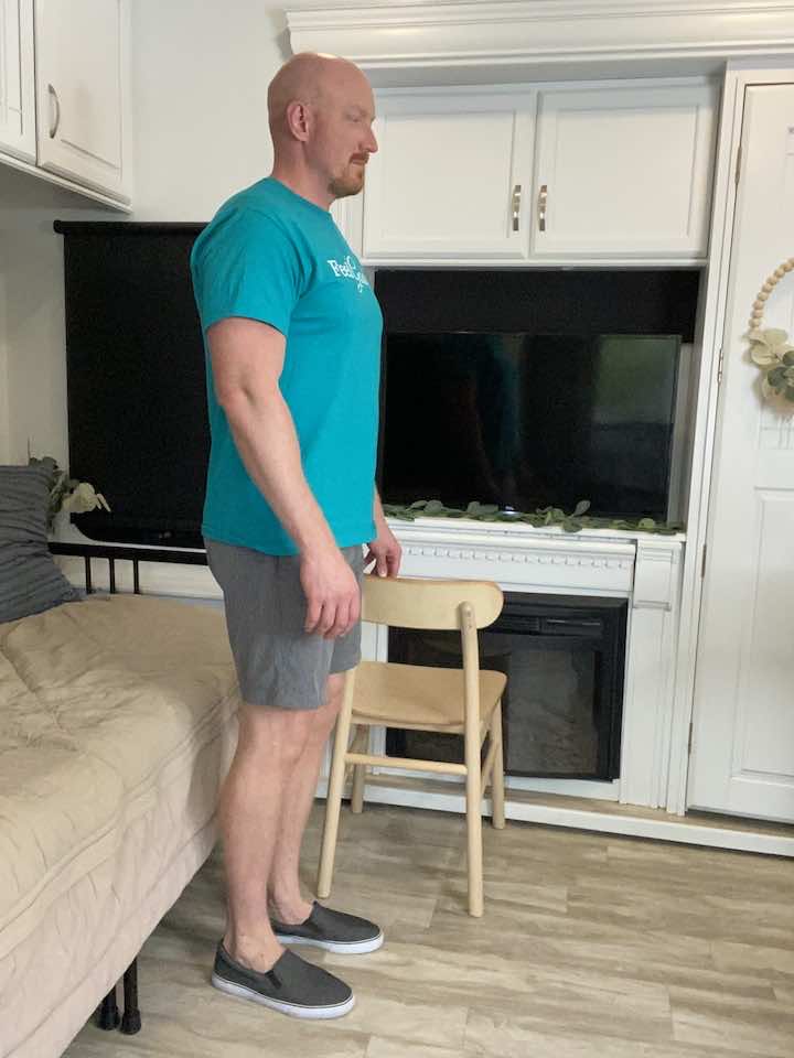 Standing Hip Flexion step 1