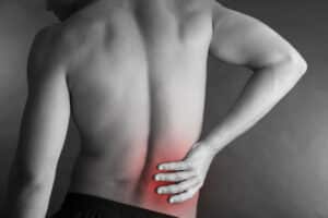 Low back pain when sitting